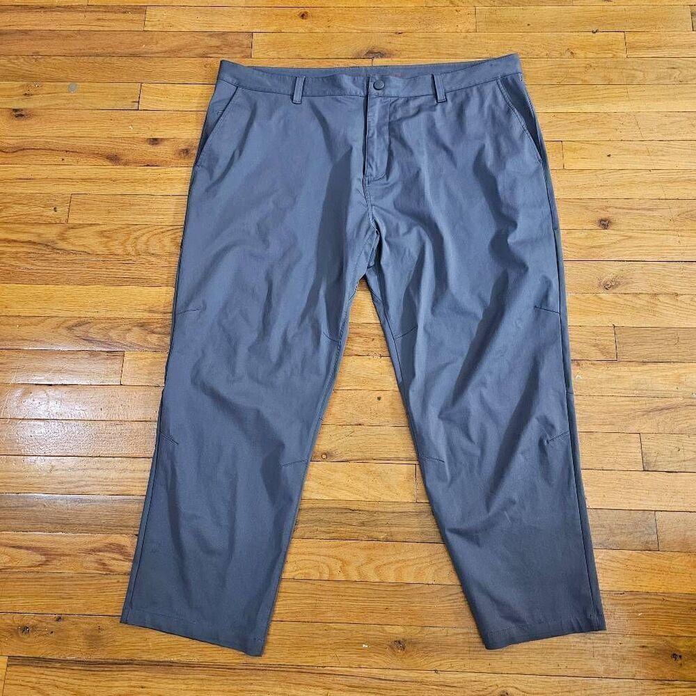 Rhone Gray Commuter Pants Mens 42x26 Classic Straight Leg